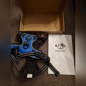 Phoepet Blue Dog Harness 🐶